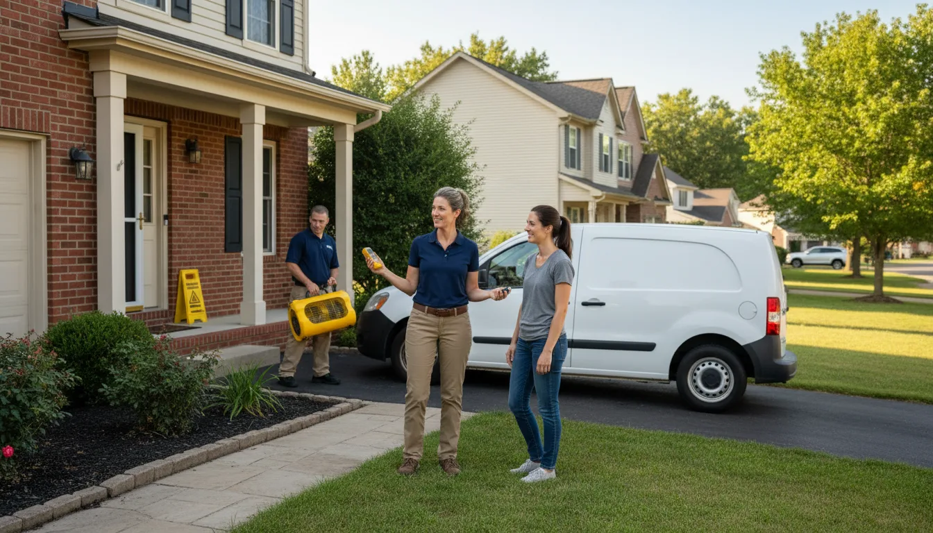 Water restoration image for Dehumidification And Cleanup Services in Edgecomb, ME